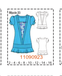 MOLDE POLERAS NIÑA - 1 - Imagen 23