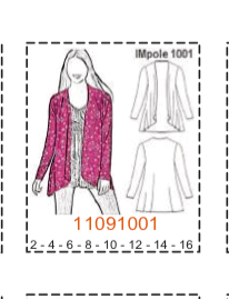 MOLDE POLERAS NIÑA - 1 - Imagen 24