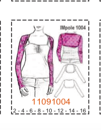 MOLDE POLERAS NIÑA - 1 - Imagen 27