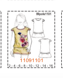 MOLDE POLERAS NIÑA - 1 - Imagen 28