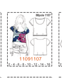 MOLDE POLERAS NIÑA - 1 - Imagen 34