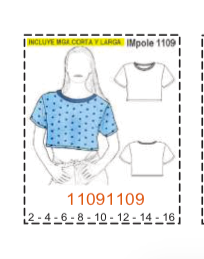 MOLDE POLERAS NIÑA - 1 - Imagen 36