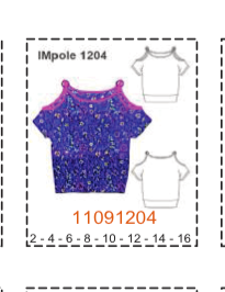 MOLDE POLERAS NIÑA - 1 - Imagen 42