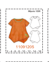 MOLDE POLERAS NIÑA - 1 - Imagen 43