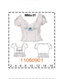 MOLDE BLUSAS NIÑA