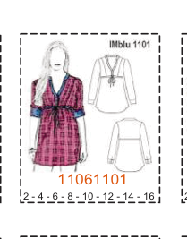 MOLDE BLUSAS NIÑA - Imagen 4