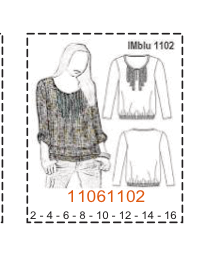 MOLDE BLUSAS NIÑA - Imagen 5