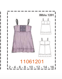 MOLDE BLUSAS NIÑA - Imagen 7