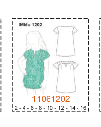MOLDE BLUSAS NIÑA - Imagen 8