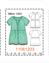 MOLDE BLUSAS NIÑA - Imagen 9