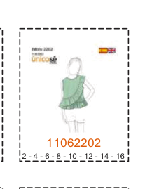MOLDE BLUSAS NIÑA - Imagen 25