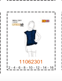 MOLDE BLUSAS NIÑA - Imagen 27