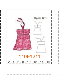MOLDE TOPS NIÑA - Imagen 4