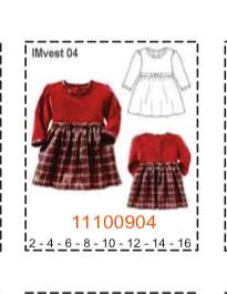MOLDE VESTIDOS NIÑA - 1 - Imagen 4