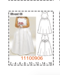 MOLDE VESTIDOS NIÑA - 1 - Imagen 6