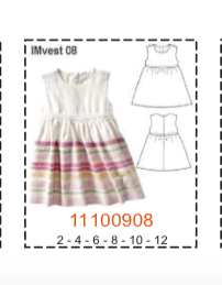 MOLDE VESTIDOS NIÑA - 1 - Imagen 8