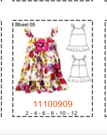 MOLDE VESTIDOS NIÑA - 1 - Imagen 9