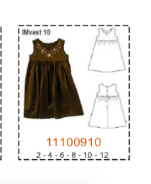 MOLDE VESTIDOS NIÑA - 1 - Imagen 10