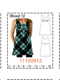 MOLDE VESTIDOS NIÑA - 1 - Imagen 12