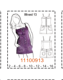 MOLDE VESTIDOS NIÑA - 1 - Imagen 13