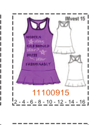 MOLDE VESTIDOS NIÑA - 1 - Imagen 15