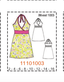 MOLDE VESTIDOS NIÑA - 1 - Imagen 18
