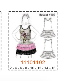 MOLDE VESTIDOS NIÑA - 1 - Imagen 20