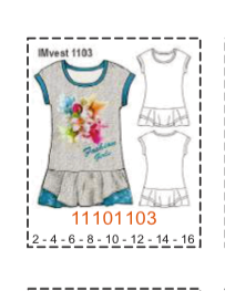 MOLDE VESTIDOS NIÑA - 1 - Imagen 21