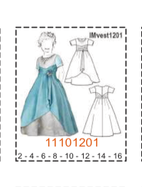 MOLDE VESTIDOS NIÑA - 1 - Imagen 22