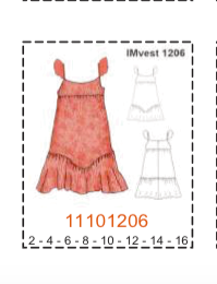 MOLDE VESTIDOS NIÑA - 1 - Imagen 27
