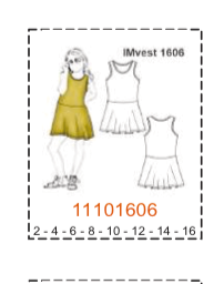 MOLDE VESTIDOS NIÑA - 2