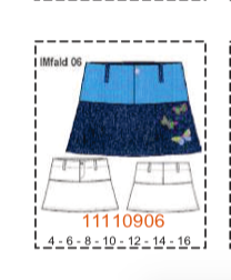 MOLDE FALDAS NIÑA - Imagen 6
