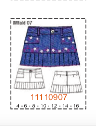 MOLDE FALDAS NIÑA - Imagen 7