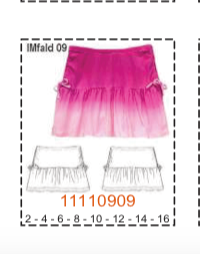 MOLDE FALDAS NIÑA - Imagen 9
