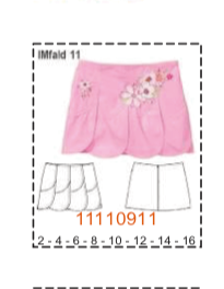 MOLDE FALDAS NIÑA - Imagen 11