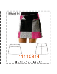 MOLDE FALDAS NIÑA - Imagen 14