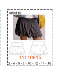 MOLDE FALDAS NIÑA - Imagen 15