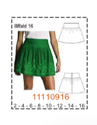 MOLDE FALDAS NIÑA - Imagen 16