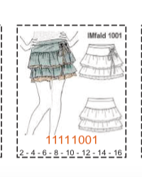 MOLDE FALDAS NIÑA - Imagen 17