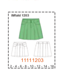 MOLDE FALDAS NIÑA - Imagen 21