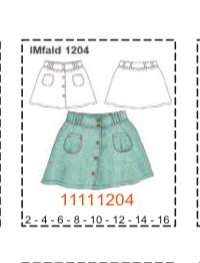 MOLDE FALDAS NIÑA - Imagen 22