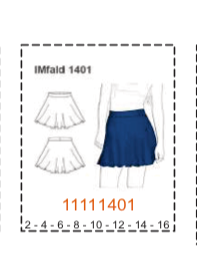 MOLDE FALDAS NIÑA - Imagen 23