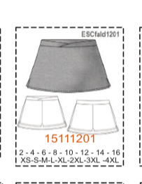 MOLDE FALDAS NIÑA - Imagen 24