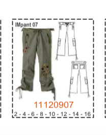 MOLDE PANTALONES NIÑA - 1 - Imagen 7