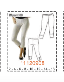 MOLDE PANTALONES NIÑA - 1 - Imagen 8