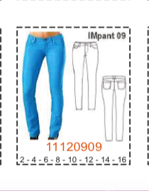 MOLDE PANTALONES NIÑA - 1 - Imagen 9