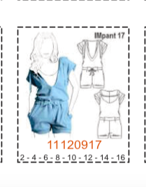 MOLDE PANTALONES NIÑA - 1 - Imagen 17