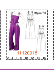 MOLDE PANTALONES NIÑA - 1 - Imagen 18