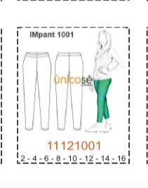 MOLDE PANTALONES NIÑA - 1 - Imagen 19