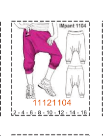 MOLDE PANTALONES NIÑA - 1 - Imagen 24